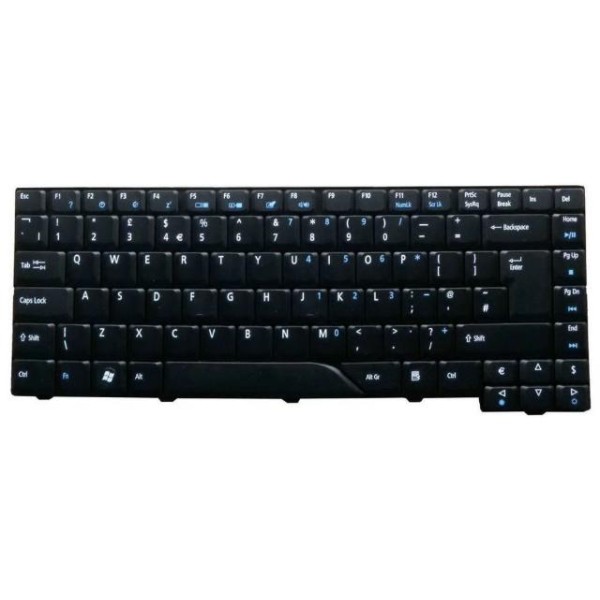 Πληκτρολόγιο για Laptop Acer Aspire 5720 5920 6920 5310 5520 Series US Μαύρο